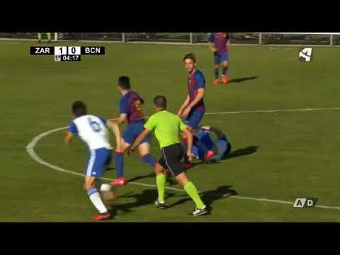 2020 03 01 Division de honor Juvenil 24  Real Zaragoza Juvenil 2 -1 F C Barcelona Juvenil