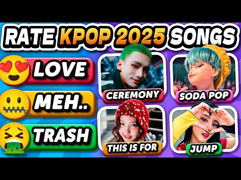 RATE THE KPOP SONG! 2025 Songs Edition | Kpop Quiz Challenge - YouTube