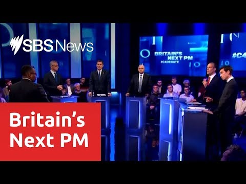 Britain's major PM contenders clash over Brexit plans in first televised debate