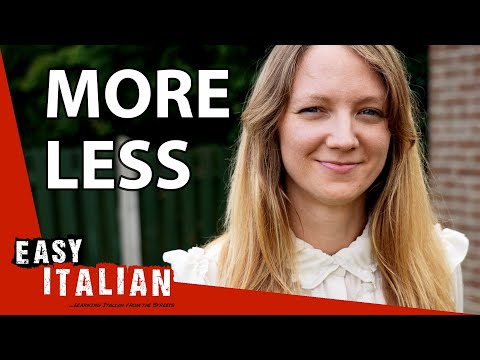 More and Less: How to Compare Things in Italian | Super Easy Italian 31