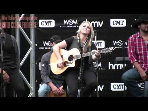 Mike McGuire with Carolyn Dawn Johnson at CCMA Fanfest 2010 - Performs Let Me Introduce Myself Again