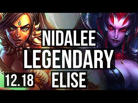 NIDALEE vs ELISE (JNG) | 13/1/17, 66% winrate, Legendary | KR Diamond | 12.18