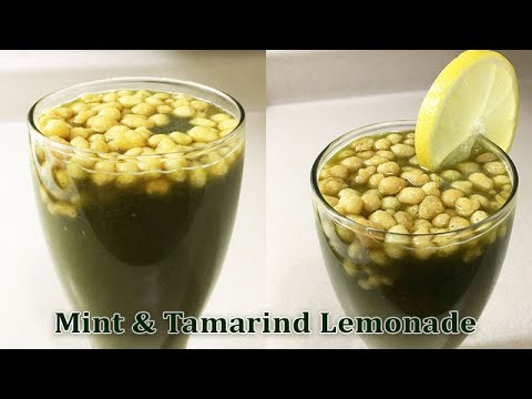Mint Tamarind Lemonade | Refreshing Mint and Tamarind Drink Recipe