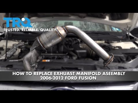How To Replace Exhaust Manifold Catalytic Converter Assembly 2006-2012 Ford Fusion