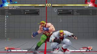 STREET FIGHTER V シーズン5 アレックスの闇ドロップをただひたすらに練習！！