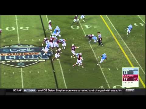 2015 USC vs UNC - Shon Carson 14 Yd Run