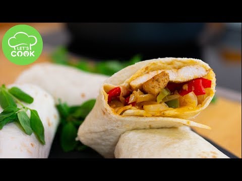 RECIPE: Chicken Fajita Wraps 🇲🇽 quick & delicious