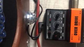Video thumbnail for video 2  - Arion Vintage SOD-1 Over Drive Pedal  Made In Japan Free internation shipping by omer b