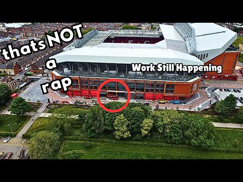 Work Still Happening On Site, Anfield Road Stand Expansion