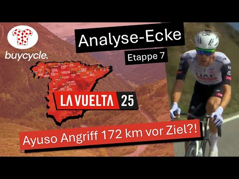 Merkwürdige Auferstehung nach Totalausfall gestern! Analyse-Ecke: La Vuelta 2025 - Etappe 07