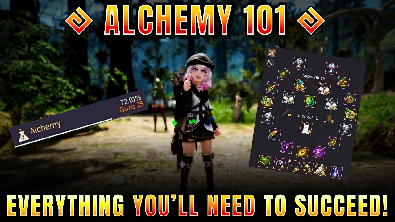 Complete Alchemy Leveling Guide for Beginners in Black Desert!