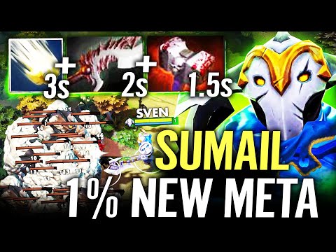 🔥 SUMAIL Sven WTF Abyssal Blade — 1% Item Choice 3x STUN NEW META Carry Dota 2 Pro