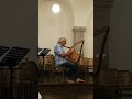 Lyre playing by John Billing in World Lyre Conference in Czech, Cesky Krumlov