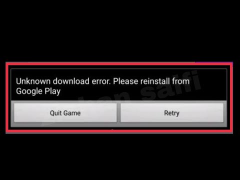 GTA San Andreas not working | Fix Unknown download error. Please reinstall from Google Play Android