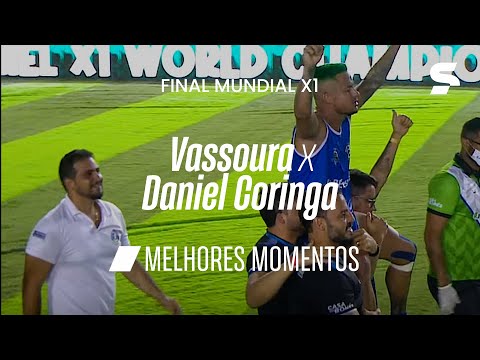 VASSOURA 3 (2) X (3) 3 DANIEL CORINGA | MELHORES MOMENTOS | FINAL MUNDIAL DE X1 | ge.globo