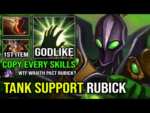 NEW Support Offlane Guide | 1st ITEM Wraith Pact OP Tank Rubick EZ Copy Everything Dota 2