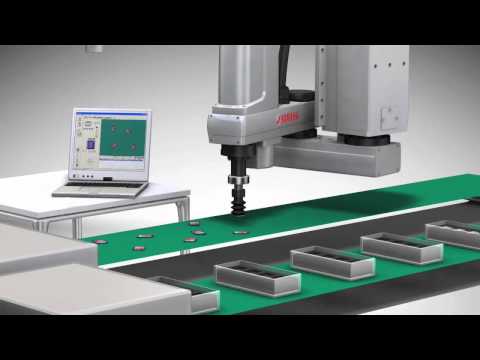YAMAHA SCARA Robots YK-XG & Robot Vision iVY System ［Espanol］