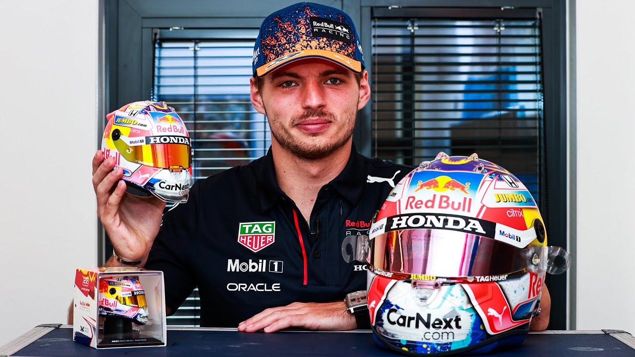 Max Verstappen onthult zijn speciale helm voor de Dutch GP 2021