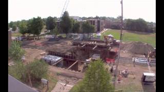 preview picture of video 'Goshen College Train Underpass Construction Time Lapse'