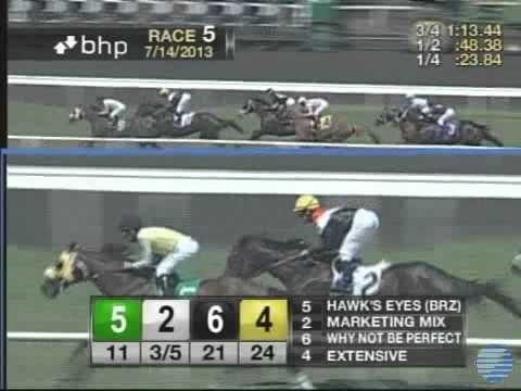 Brasileiro Hawk's Eyes é quarto colocado no Sunset Handicap (G.III)