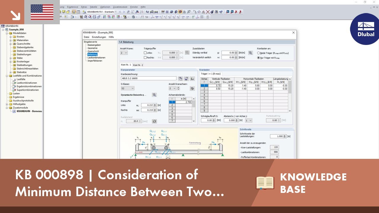 KB 000898 | Consideration of Minimum Distance Between Two Cranes