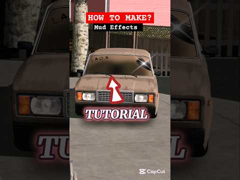 How to make Mud Effect? Tutorial 🧑‍🎨 Car parking Multiplayer #carparkingmultyplayer