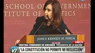 Preguntas de alumnos a Cristina Fernández de Kirchner en Harvard