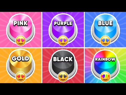 Choose One Button...! Pink, Purple, Blue, Gold, Black or Rainbow Edition 💗💜💙⭐🖤🌈 How Lucky Are You? 😱