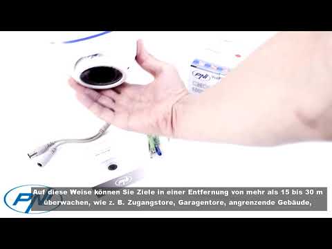 Videoüberwachungskamera PNI 1001CM Das 2,8 bis 12 mm Varifokalobjektiv