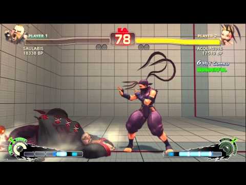 Aqua [Ibuki] vs SAULABIS [Rufus] SSF4 Japanese Online Ranked Matches - TRUE-HIGH DEF