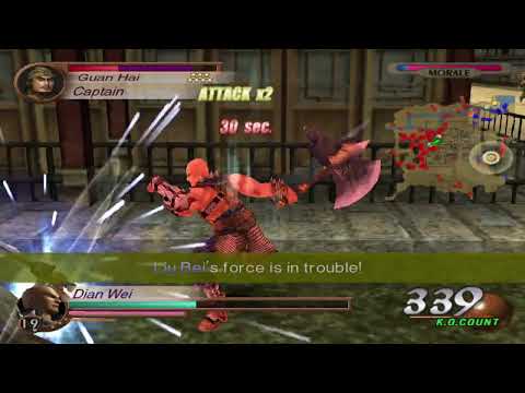 Dynasty Warriors 3 - Yellow Turban Rebellion | Dian Wei (Very Hard)