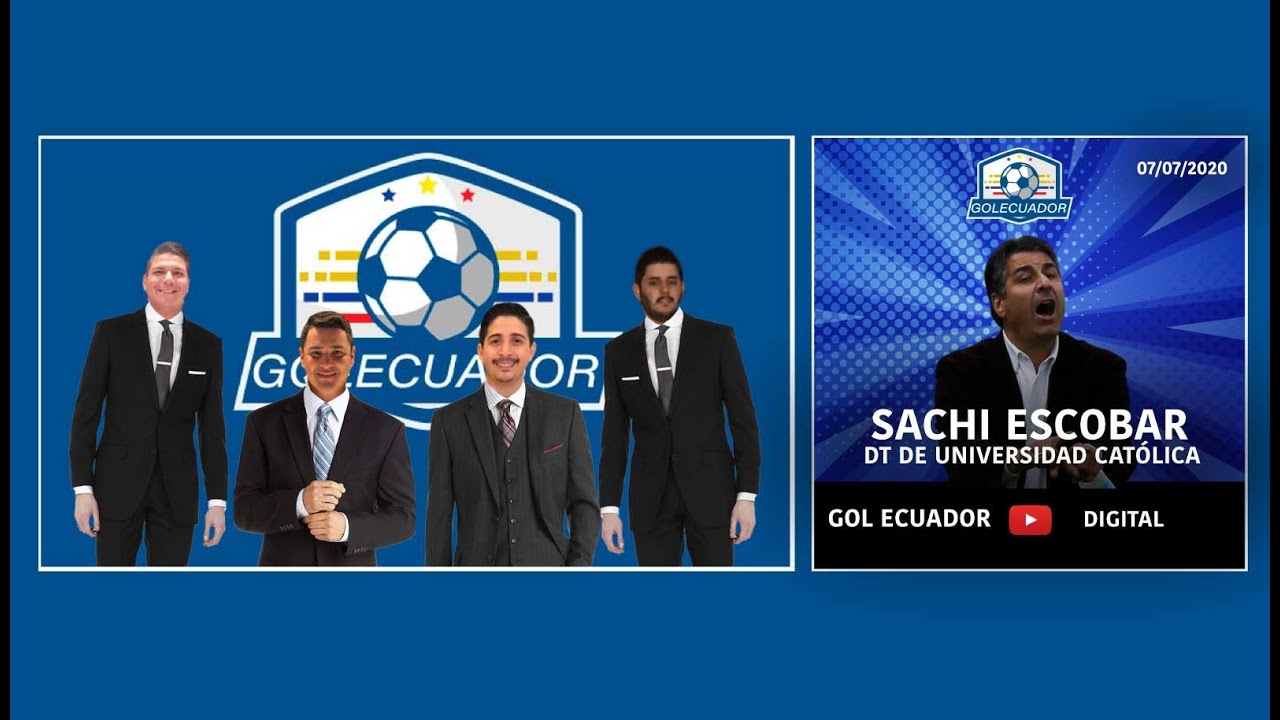 Sachi Escobar en gran charla de fútbol con los panelistas de GolEcuador