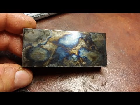 Color Case Hardening Effect using Cold Blue
