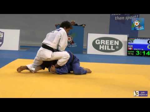 Judo 2014 European Championships Cadets: Heydarov (AZE) - Matt (SUI) [-66kg] semi-final