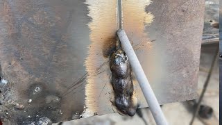 Horizontal welding between right and wrong