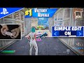 1 HOUR PS5 Controller Simple Edit ASMR Handcam Fortnite Tilted Zone Wars