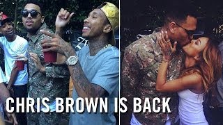 Big Sean, Tyga & More Welcome Home Chris Brown With A Party In LA