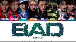 Download lagu ATEEZ 'BAD' Lyrics (에이티즈 BAD 가사) [Color Coded Han_Rom_Eng] | ShadowByYoongi mp3
