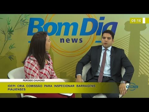 BOM DIA NEWS 03 02 20  Leonardo Sobral (Dir. Geral do IDEPI) - ComissaÌƒo para inspecionar barragens