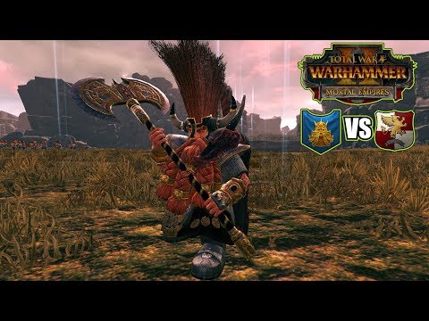 Total War: Warhammer II Battlecast #34 - (1v1) Dwarfs vs Empire - Ungrim Goes Wild