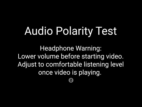 Audio Polarity Test