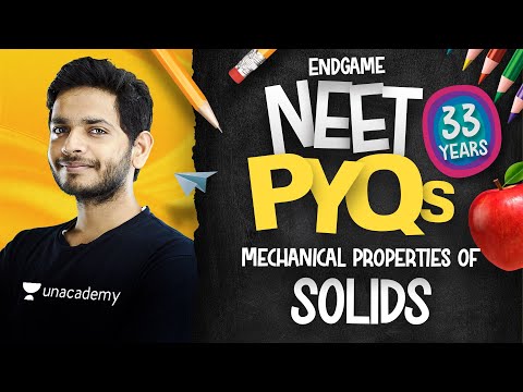 NEET All PYQs 08: Solids | Physics Endgame with Vikrant Kirar
