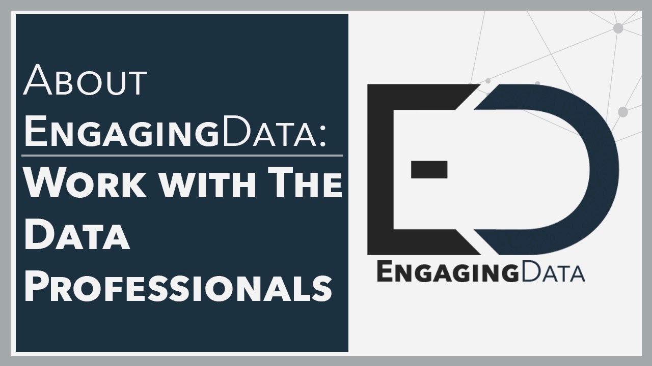 About Engaging Data: Work with The Data Professionals