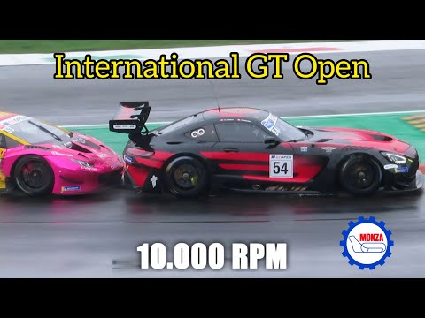 International GT Open 2022 | Monza Circuit | Rain, Crash, Mistakes | 10.000 RPM