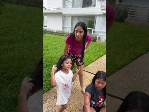 Fransheka Fiorella and Chloe bathe in the rain