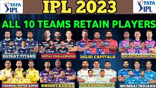 IPL 2023 | All Teams Retain Players List 2023 | IPL 2023 All Teams TOP 5 Retain Players | RCB| CSK