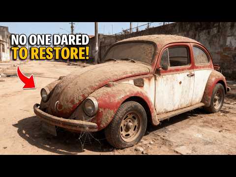 RESTORING a VW BEETLE LEFT ABANDONED FOR 10 YEARS… and NO ONE Knows the REASON!