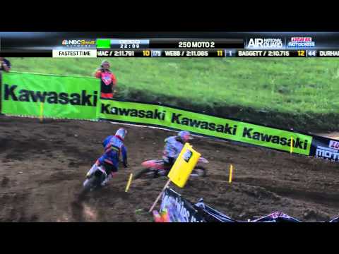 2013 High Point 250 Moto 2: Marvin Musquin vs. Zach Osborne for the Lead