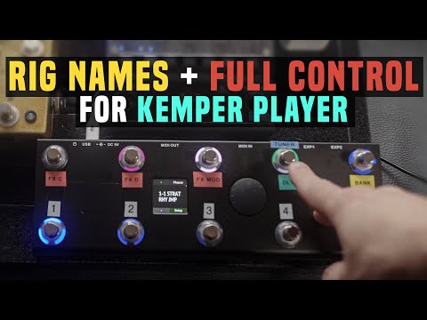 Best MIDI Controller for Kemper Player? Rig Names, Effects & Tuner on Display!