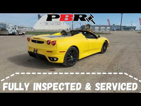 2006 FERRARI F430 SPIDER with ONLY 61,895 km - PBR Auctions, Saskatoon